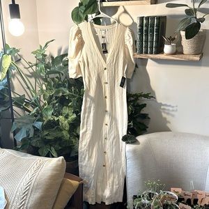 Brand new full length bodycon knit sweater dress!